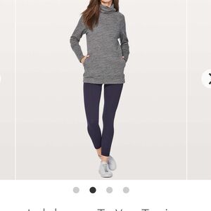 Lululemon To You Tunic-Heathered Core Dark Grey